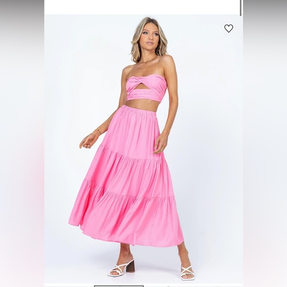 Princess Polly Allie two piece set pink - Picture 1 of 6